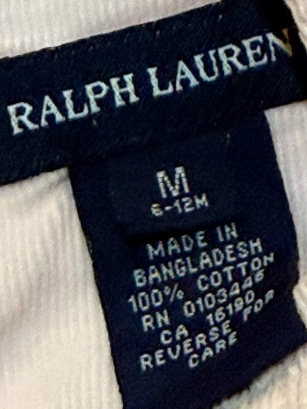 Ralph Lauren Light Pink Corduroy Dress